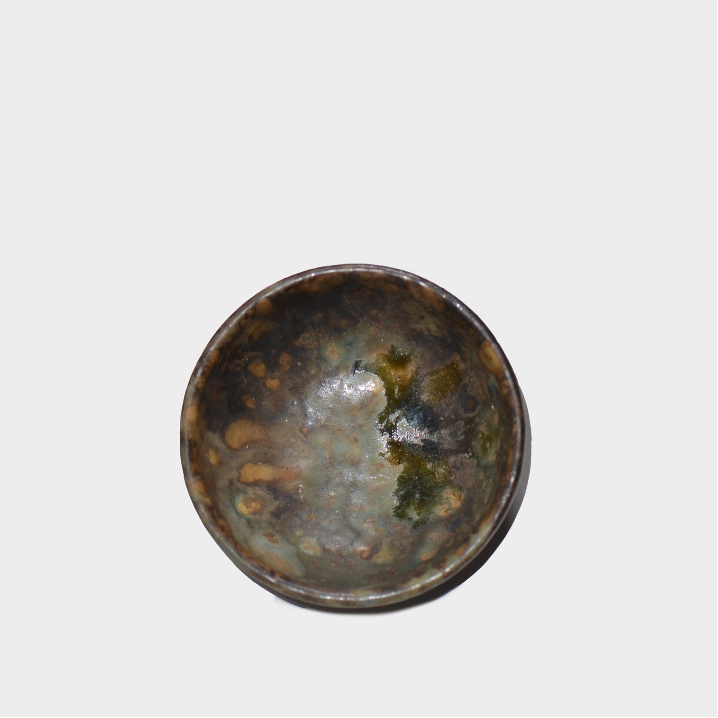 ヒノモトナツミ / 鈍-にび- / hn01_02nibi_xs /  約 φ8.5cm / 苔玉皿