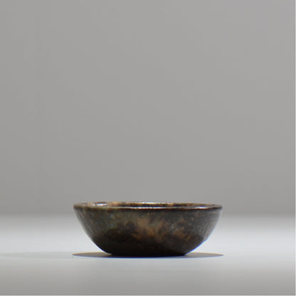 ヒノモトナツミ / 鈍-にび- / hn01_02nibi_xs /  約 φ8.5cm / 苔玉皿