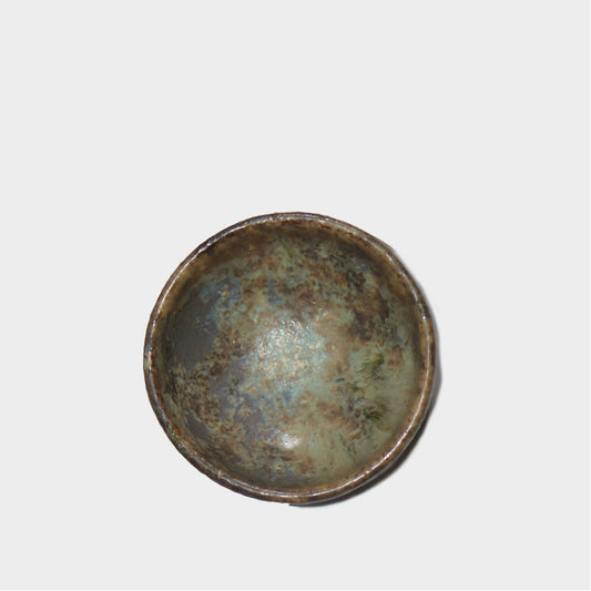 ヒノモトナツミ / 鈍-にび- / hn01_05nibi_xs /  約 φ8.5cm / 苔玉皿