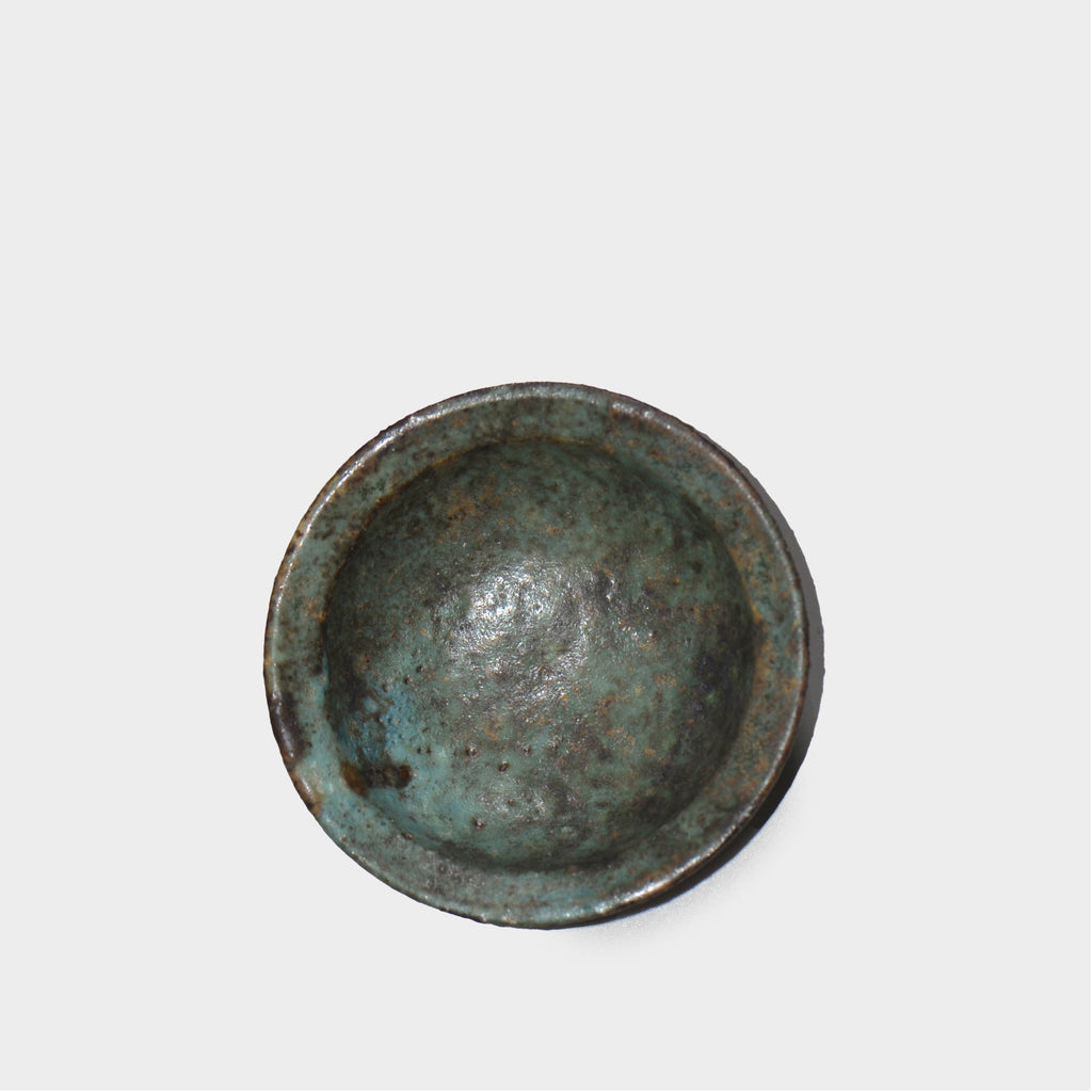 ヒノモトナツミ / 鈍-にび- / hn01_07nibi_s /  約 φ9cm / 苔玉皿