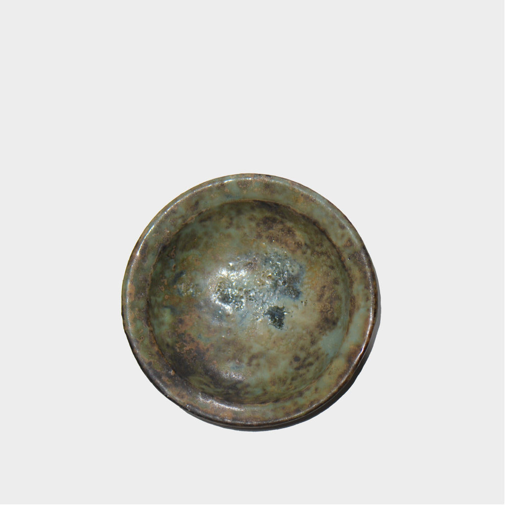 ヒノモトナツミ / 鈍-にび- / hn01_08nibi_xs /  約 φ8.8cm / 苔玉皿