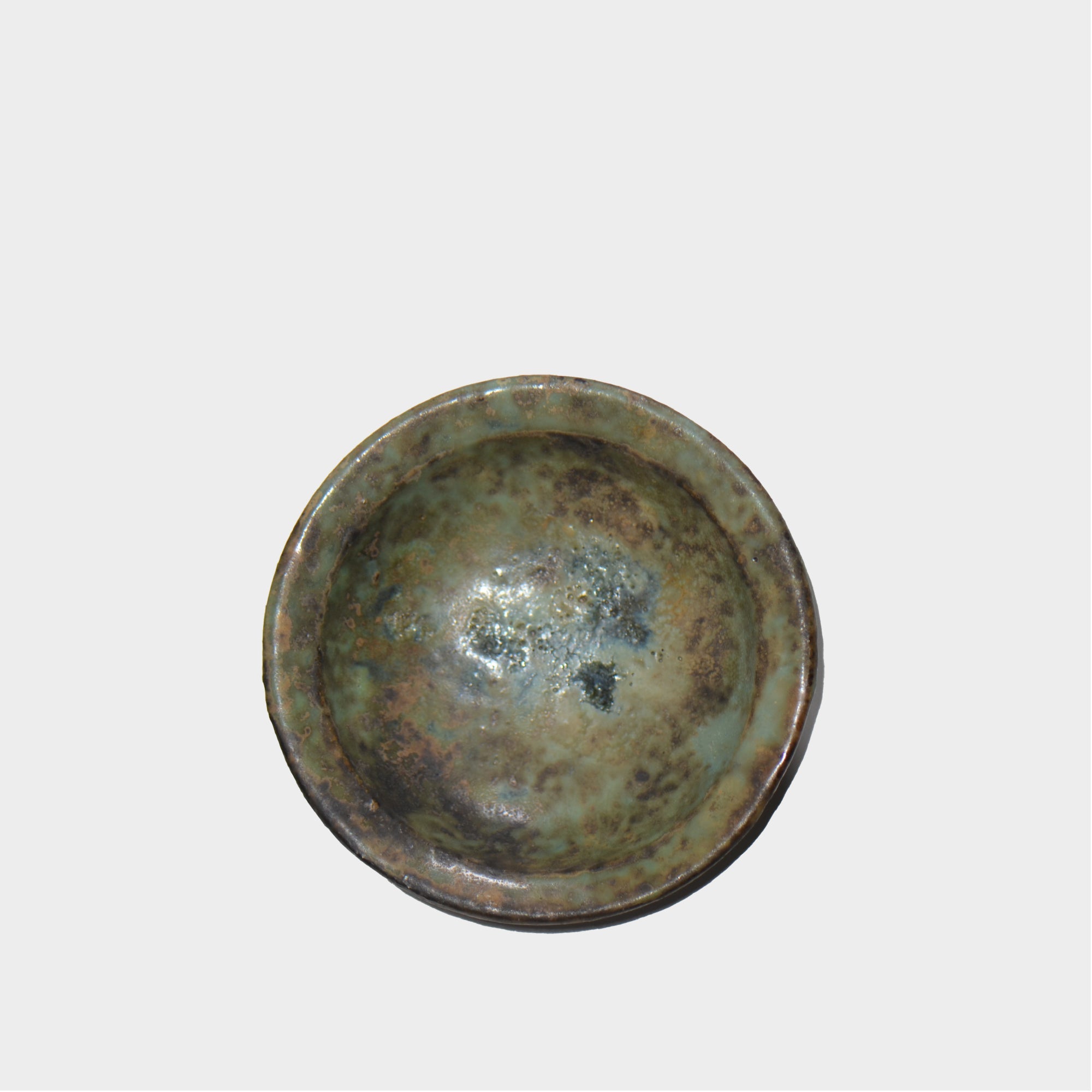 ヒノモトナツミ / 鈍-にび- / hn01_08nibi_xs /  約 φ8.8cm / 苔玉皿