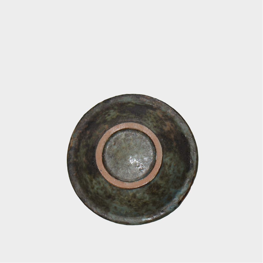 ヒノモトナツミ / 鈍-にび- / hn01_08nibi_xs /  約 φ8.8cm / 苔玉皿