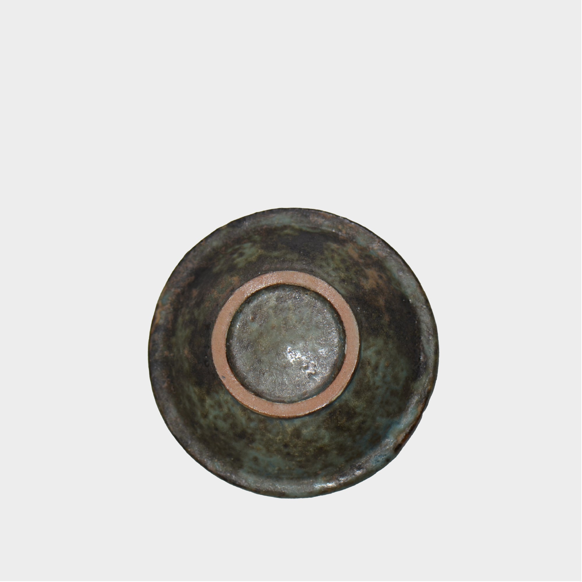 ヒノモトナツミ / 鈍-にび- / hn01_08nibi_xs /  約 φ8.8cm / 苔玉皿