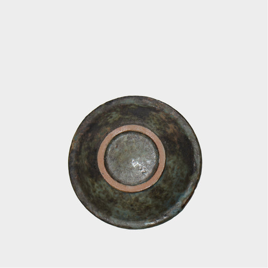 ヒノモトナツミ / 鈍-にび- / hn01_08nibi_xs /  約 φ8.8cm / 苔玉皿