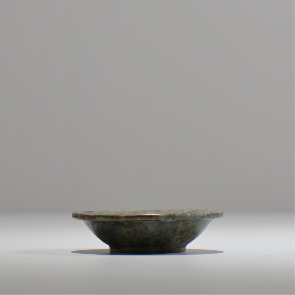ヒノモトナツミ / 鈍-にび- / hn01_08nibi_xs /  約 φ8.8cm / 苔玉皿