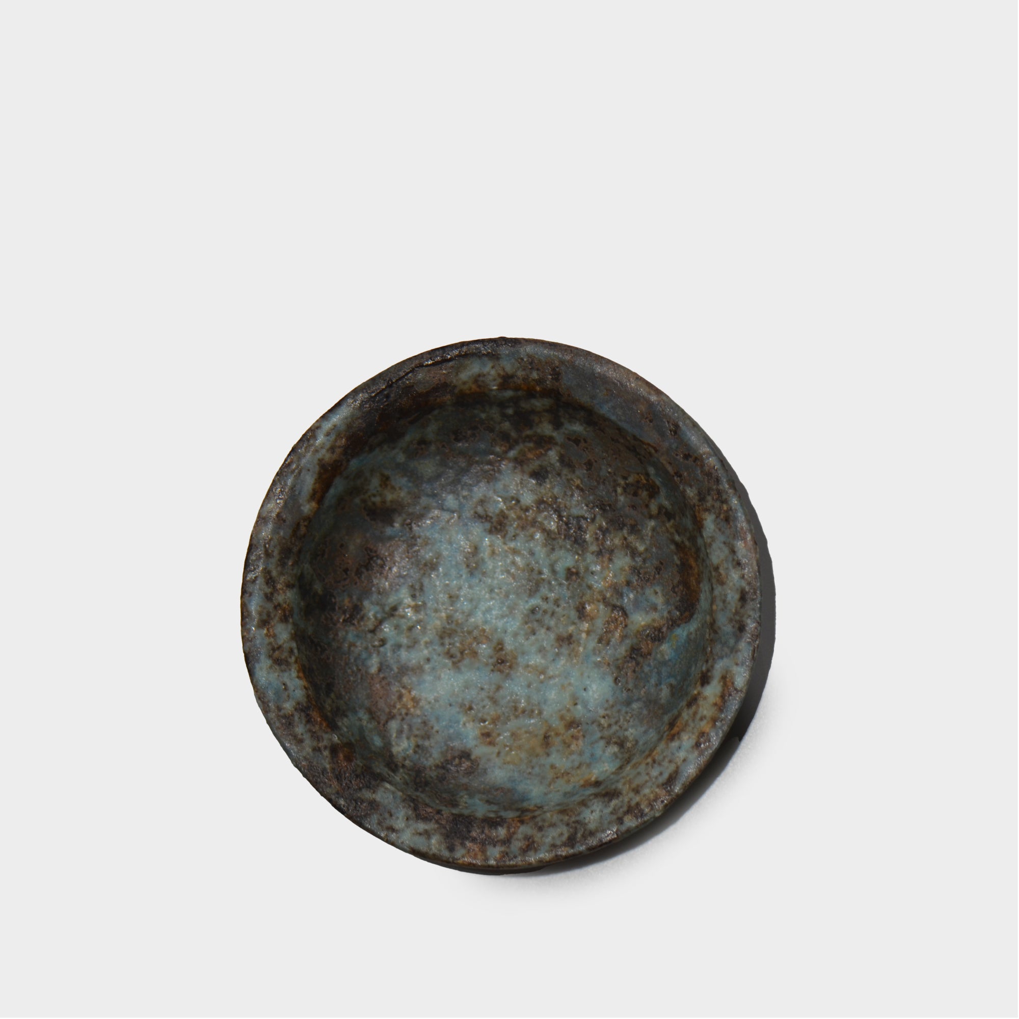 ヒノモトナツミ / 鈍-にび- / hn01_09nibi_s /  約 φ9cm / 苔玉皿