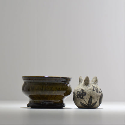 ヒノモトナツミ / 鈍-にび- / hn02_nb10_m / 約φ13cm / 植木鉢