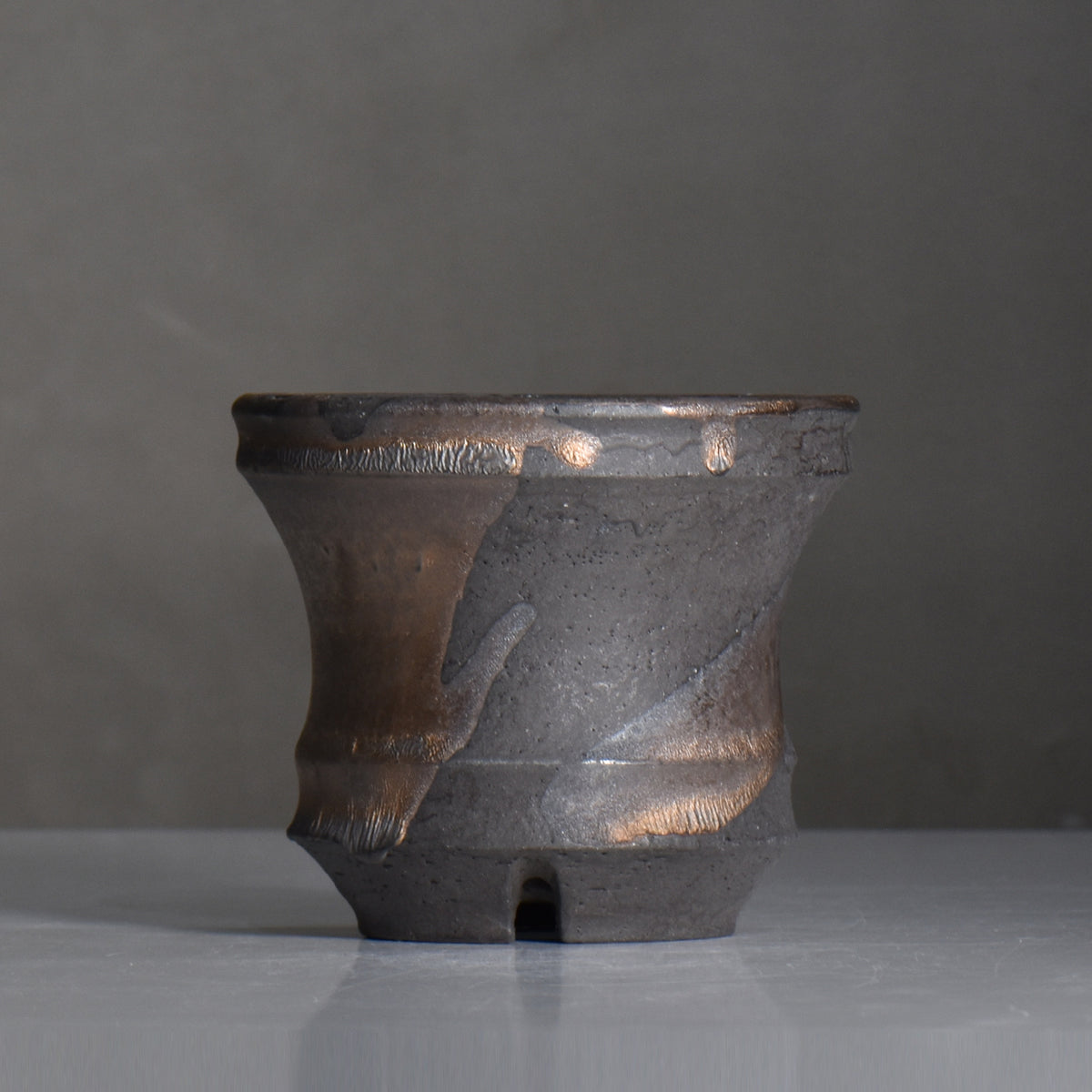 穂髙隆児 / 曙 -あけぼの- /hr2_akbn05_s/ 約φ11.7cm / 植木鉢