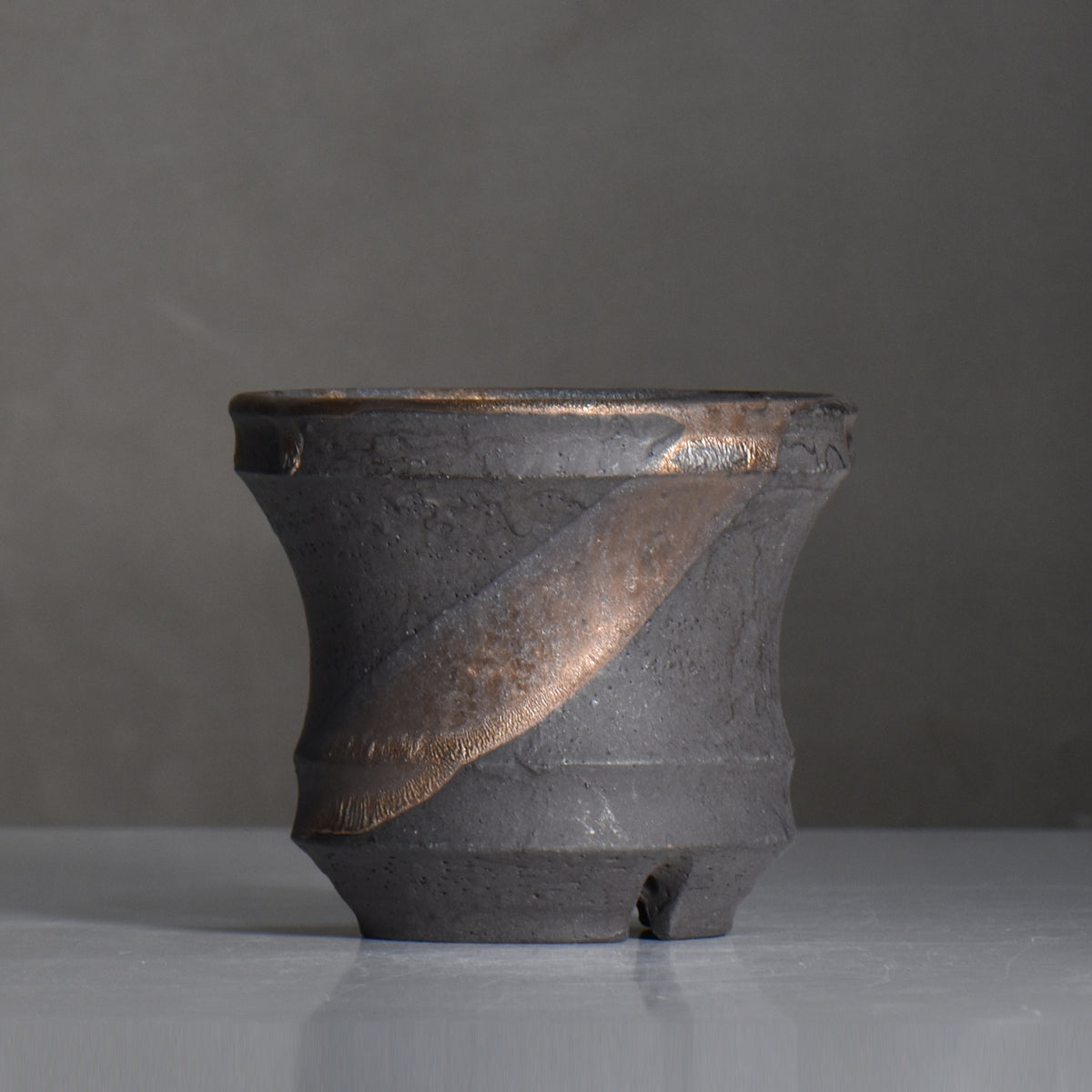 穂髙隆児 / 曙 -あけぼの- /hr2_akbn05_s/ 約φ11.7cm / 植木鉢