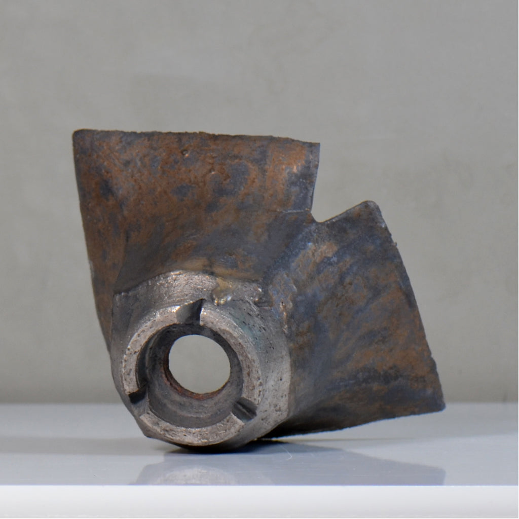 飯沼耕市 / 銹折鉢 / ik_so02_xl /長辺 約21cm/ 内径約φ10cm / 植木鉢