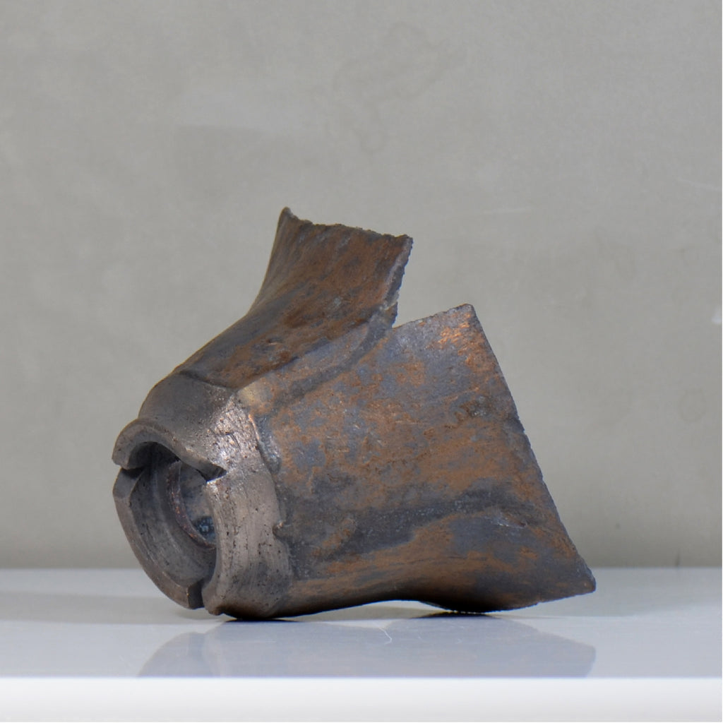 飯沼耕市 / 銹折鉢 / ik_so04_xl /長辺 約19.5cm/ 内径約φ10.5cm / 植木鉢