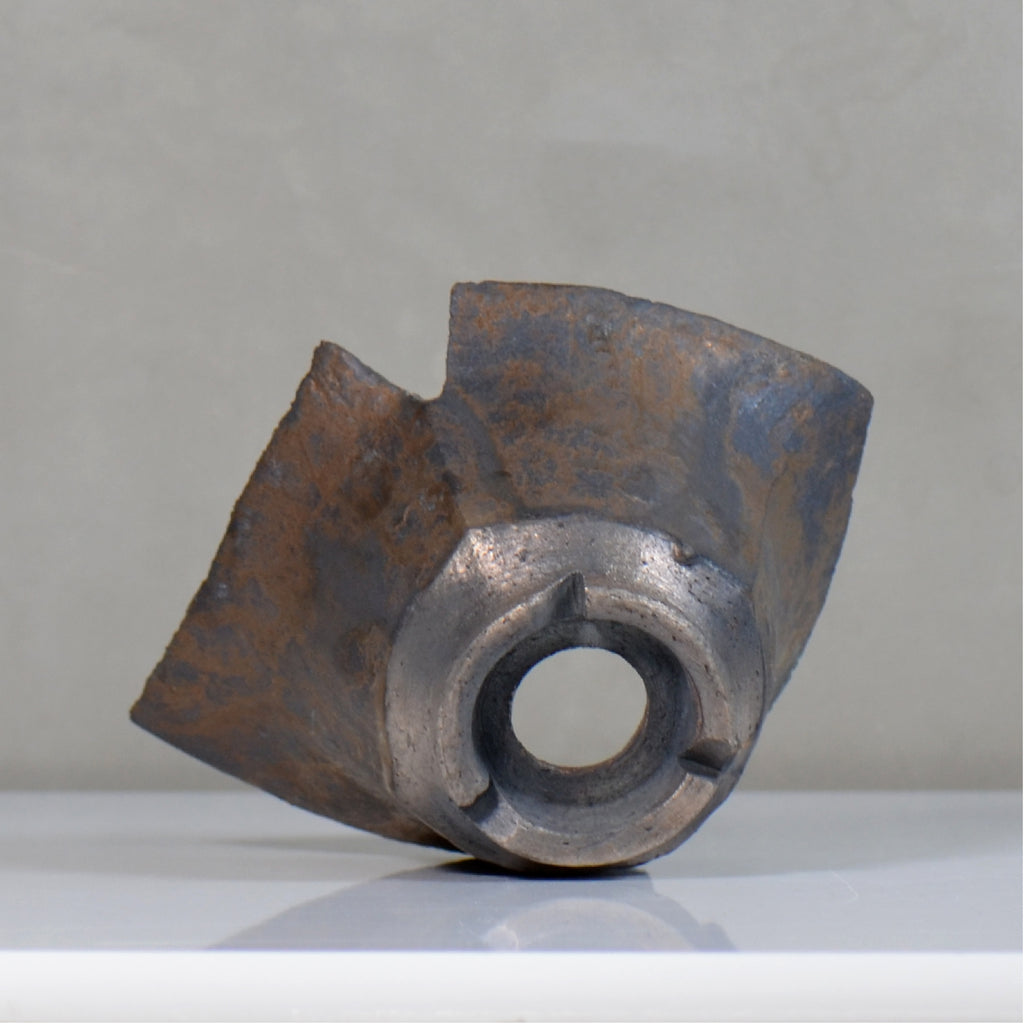 飯沼耕市 / 銹折鉢 / ik_so04_xl /長辺 約19.5cm/ 内径約φ10.5cm / 植木鉢