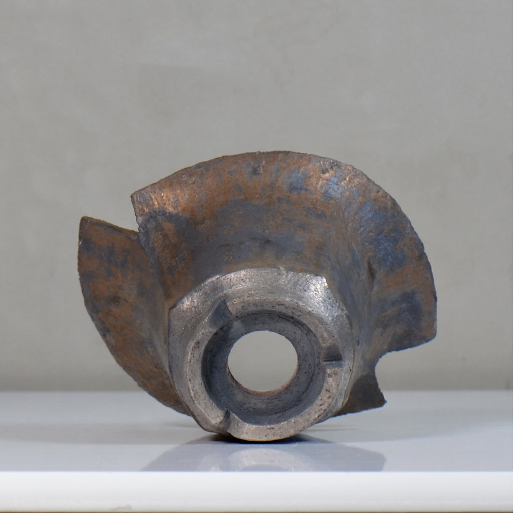 飯沼耕市 / 銹折鉢 / ik_so07_l /長辺 約17.7cm/ 内径約φ10cm / 植木鉢