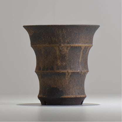 I - moniee / KUROKINUN/ im_kk08_m / 約 φ14.8cm / 植木鉢
