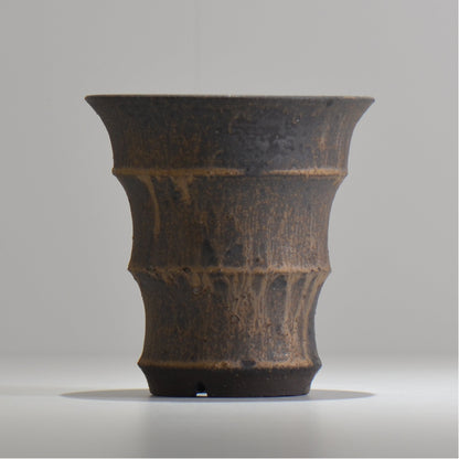 I - moniee / KUROKINUN/ im_kk08_m / 約 φ14.8cm / 植木鉢