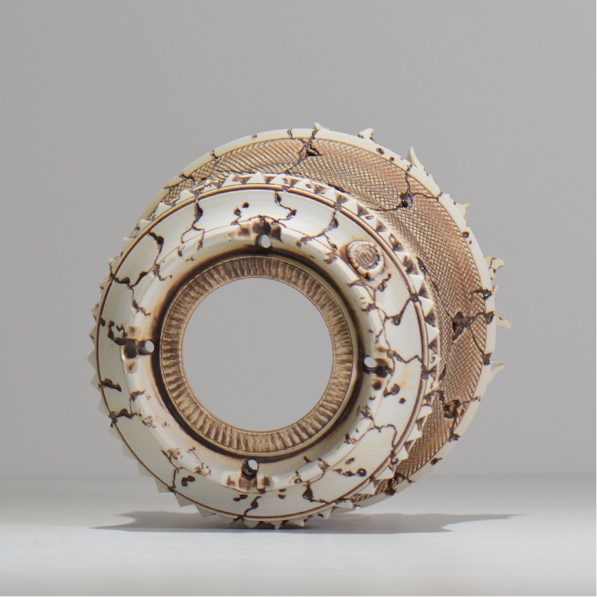 陶房Kibi / Flames var.devastating
/ itk1_fr01_l / 約 φ15.5cm / 植木鉢