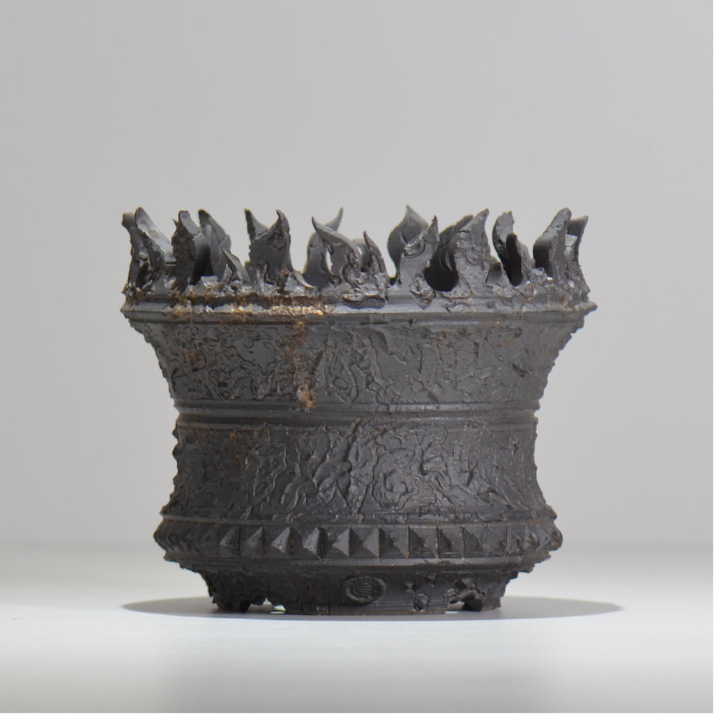 陶房Kibi / Flames var.devastating / itk1_fr02_l / 約 φ15.5cm / 植木鉢