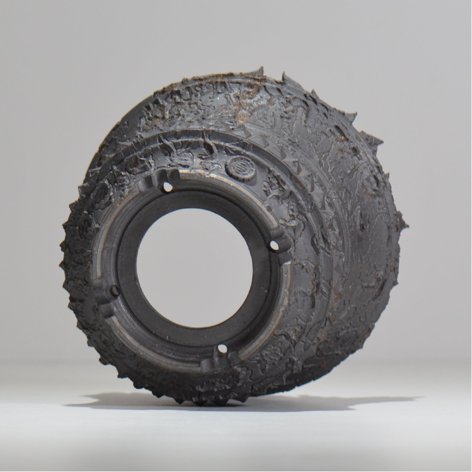 陶房Kibi / Flames var.devastating / itk1_fr02_l / 約 φ15.5cm / 植木鉢