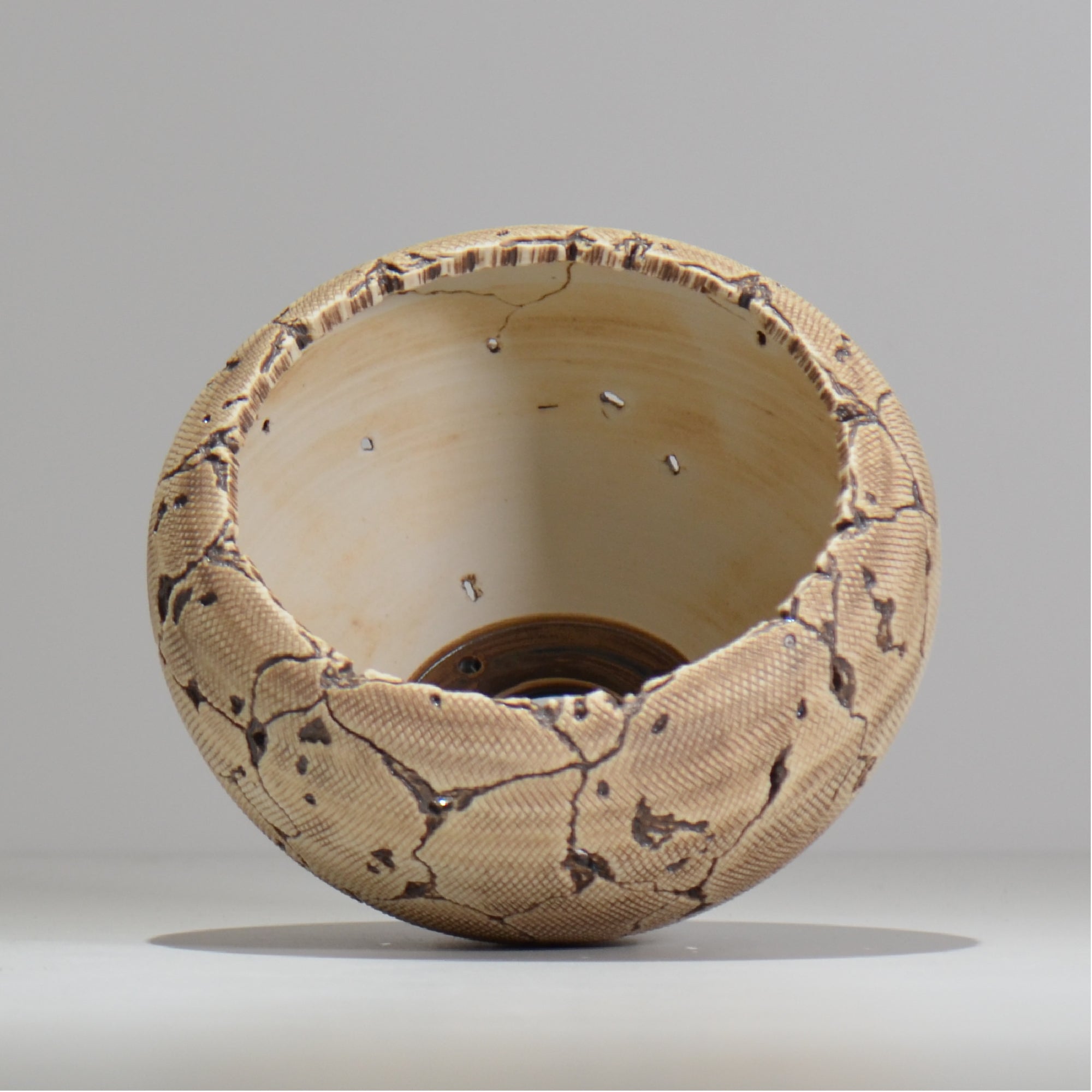 陶房Kibi / roulette / itk1_ro01_m / 約 φ13.5cm / 植木鉢