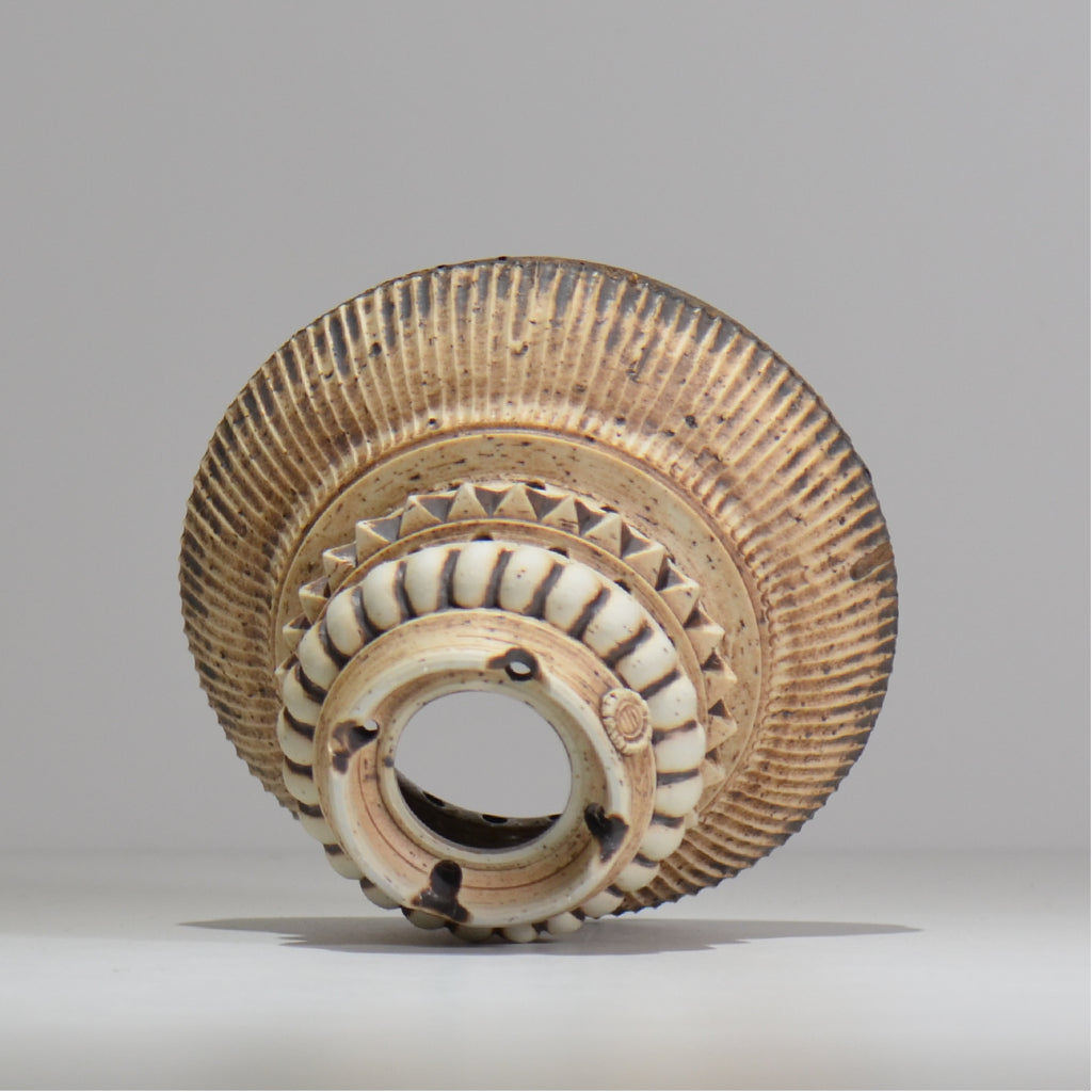 陶房Kibi / Skull type/ itk1_sk01_m / 約 φ14cm / 植木鉢