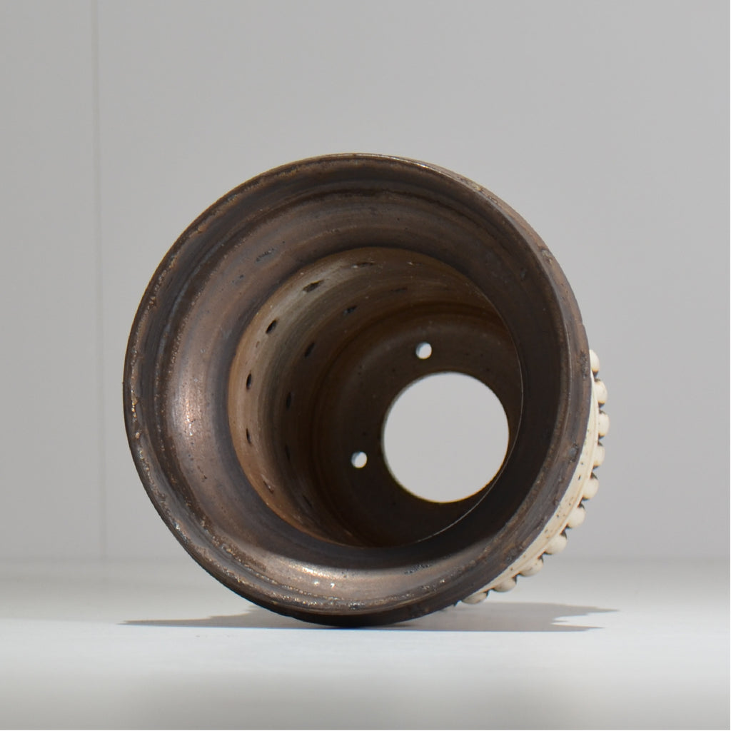 陶房Kibi / Skull type / itk1_sk03_m / 約 φ15cm / 植木鉢