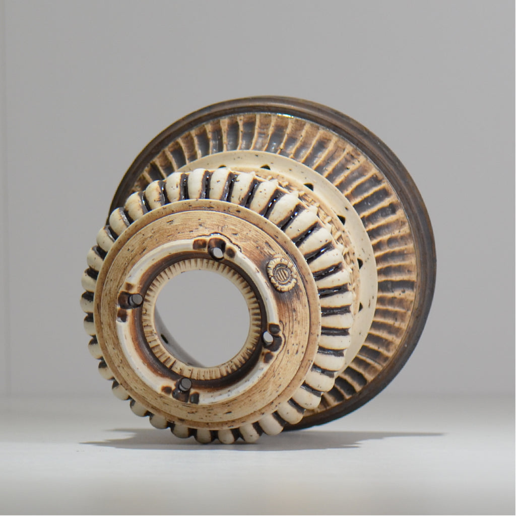 陶房Kibi / Skull type / itk1_sk03_m / 約 φ15cm / 植木鉢