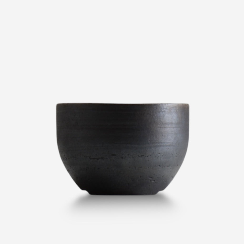 齋藤研一 / 銀黒 ken3 - bl030 / 約φ10cm / 植木鉢