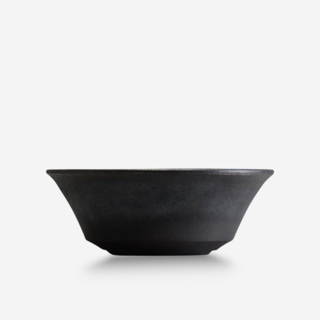 齋藤研一 / 銀黒 ken3 - bl032 / 約φ18.5cm / 植木鉢