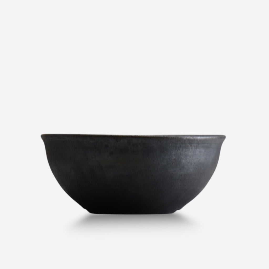 齋藤研一 / 銀黒 ken3 - bl033 約φ17.5cm / 植木鉢