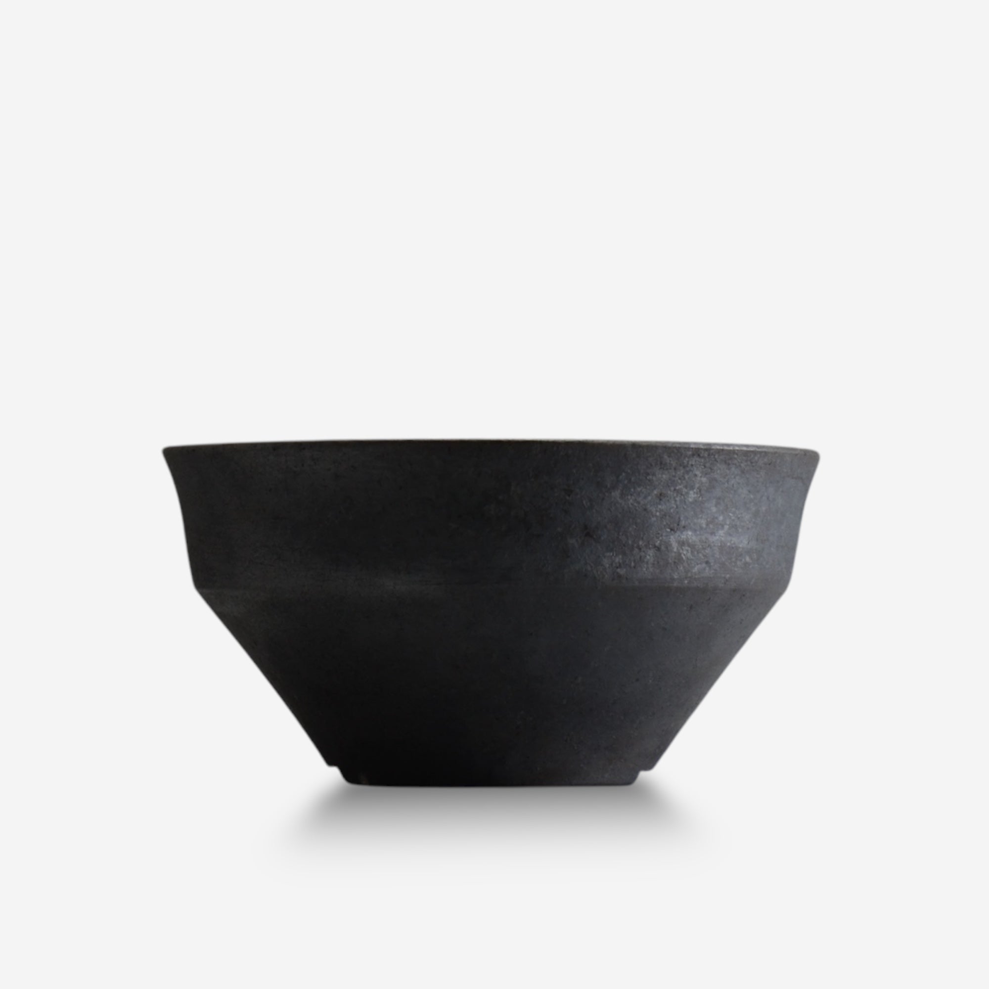 齋藤研一 / 銀黒 ken3 - bl038/ 約φ17.5cm / 植木鉢