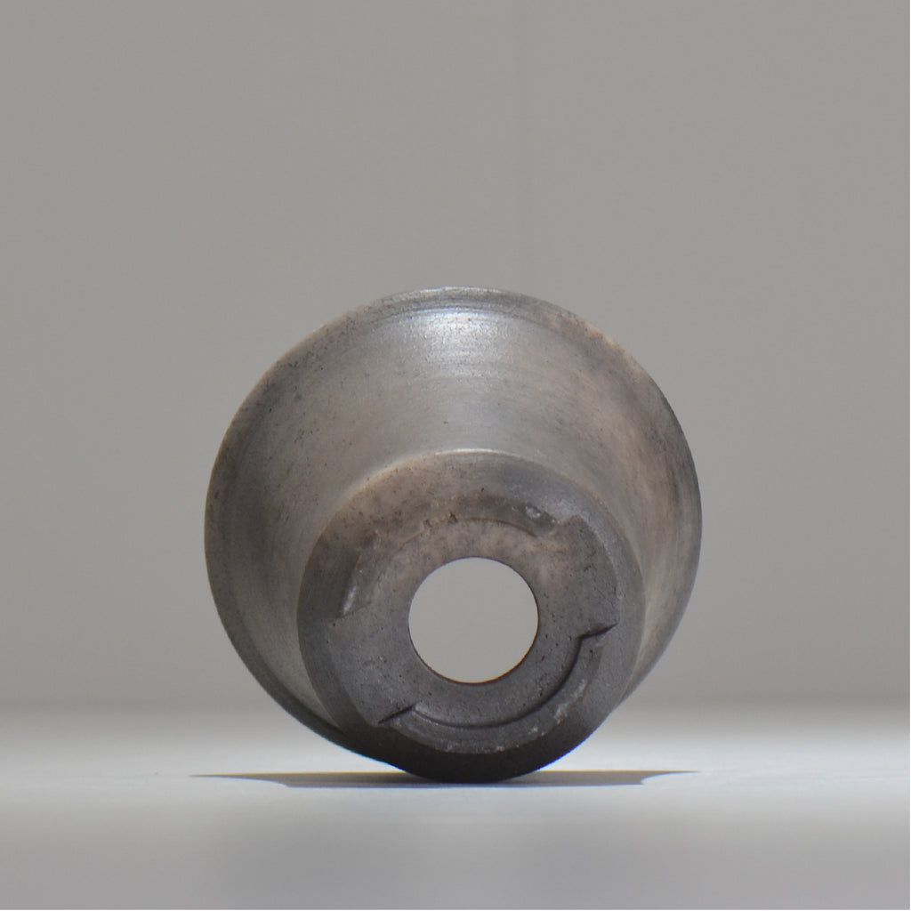 齋藤研一 / 銀黒 / ken2_bl005/ 約φ11.7cm / 植木鉢