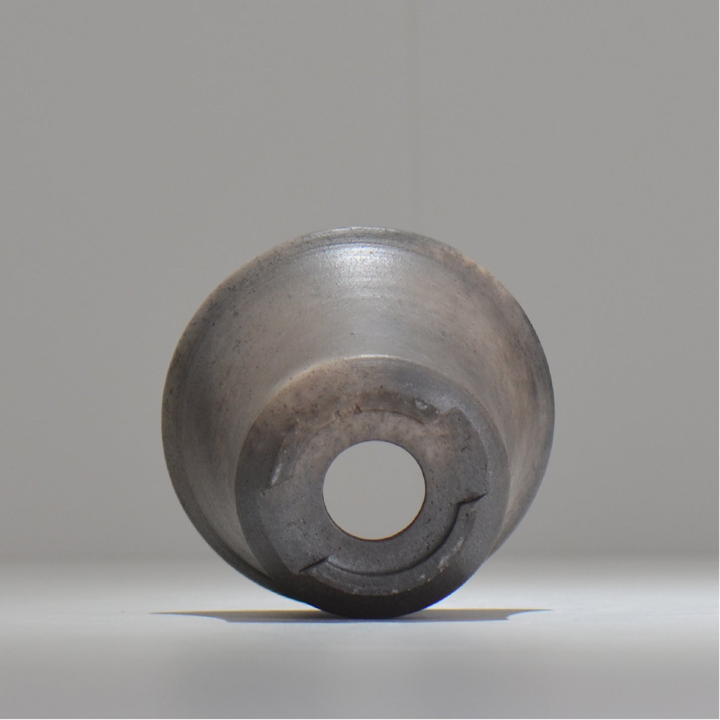 齋藤研一 / 銀黒 / ken2_bl005/ 約φ11.7cm / 植木鉢