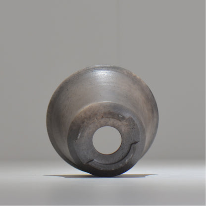 齋藤研一 / 銀黒 / ken2_bl005/ 約φ11.7cm / 植木鉢