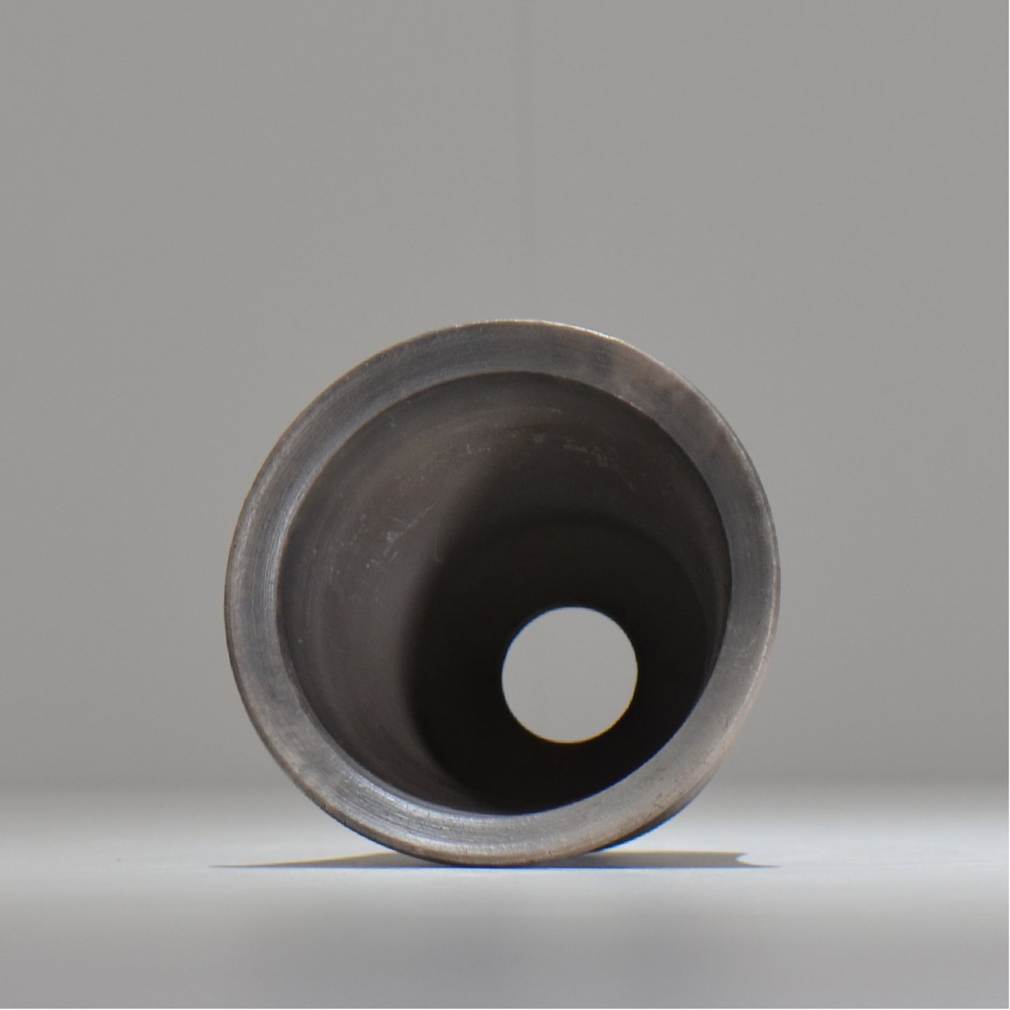 齋藤研一 / 銀黒 / ken2_bl005/ 約φ11.7cm / 植木鉢