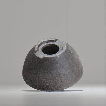 齋藤研一 / 鋳 / chu_ma022/ 約φ12.2cm / 植木鉢