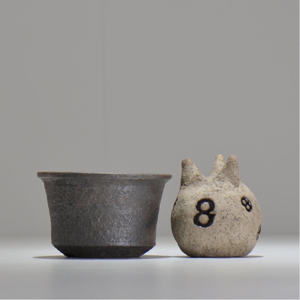 齋藤研一 / 鋳 / chu_tu006/ 約φ11.1cm / 植木鉢