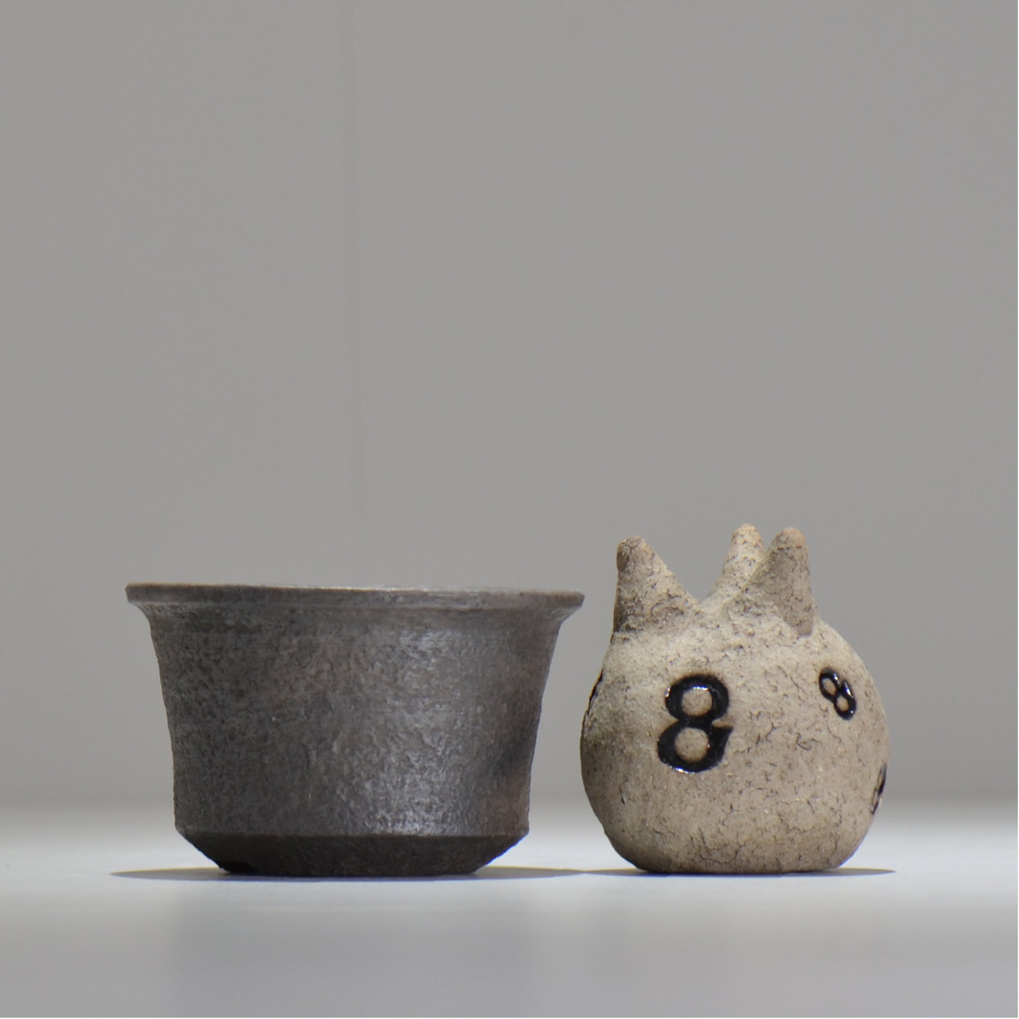 齋藤研一 / 鋳 / chu_tu006/ 約φ11.1cm / 植木鉢