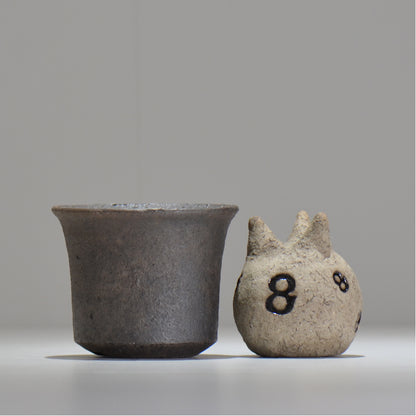 齋藤研一 / 鋳 / chu_tu009/ 約φ10.8cm / 植木鉢