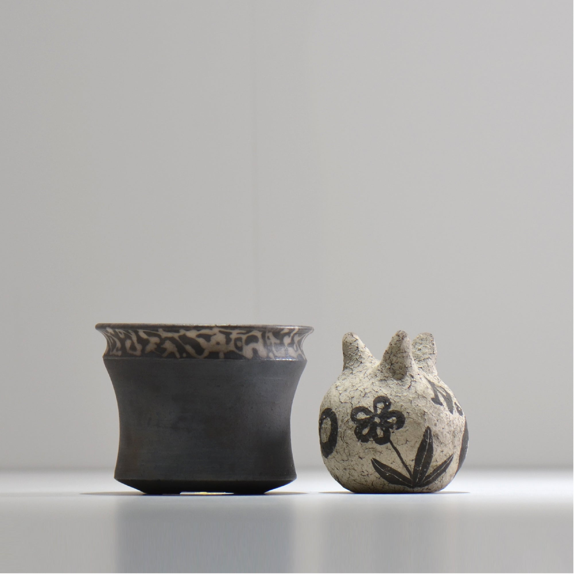 齋藤研一 / 雲龍 ken3- man002/ 約φ11cm / 植木鉢