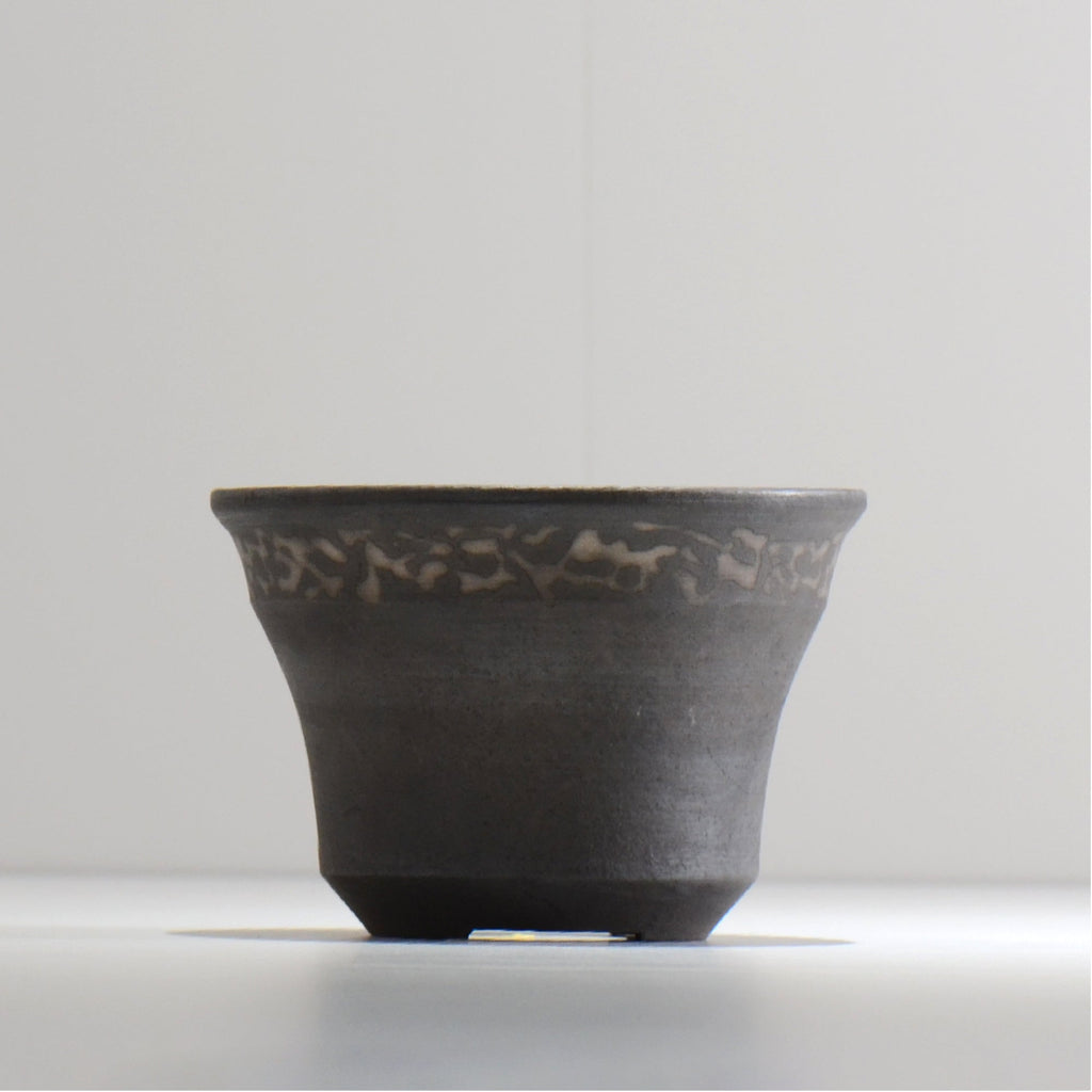 齋藤研一 / 雲龍 ken3- man007/ 約φ12.8cm / 植木鉢