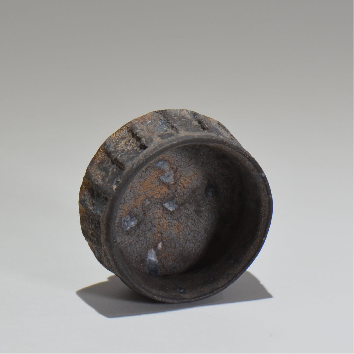 菊地元野 / マンガン釉 ぐい呑み / kg_04