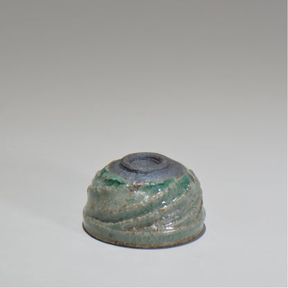 菊地元野 / ネジレ裂文 ぐい呑み / kg_08