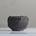 菊地元野 / DANSOU GLOSS ブラック / kg2_db02_xs /  約φ8cm / 植木鉢