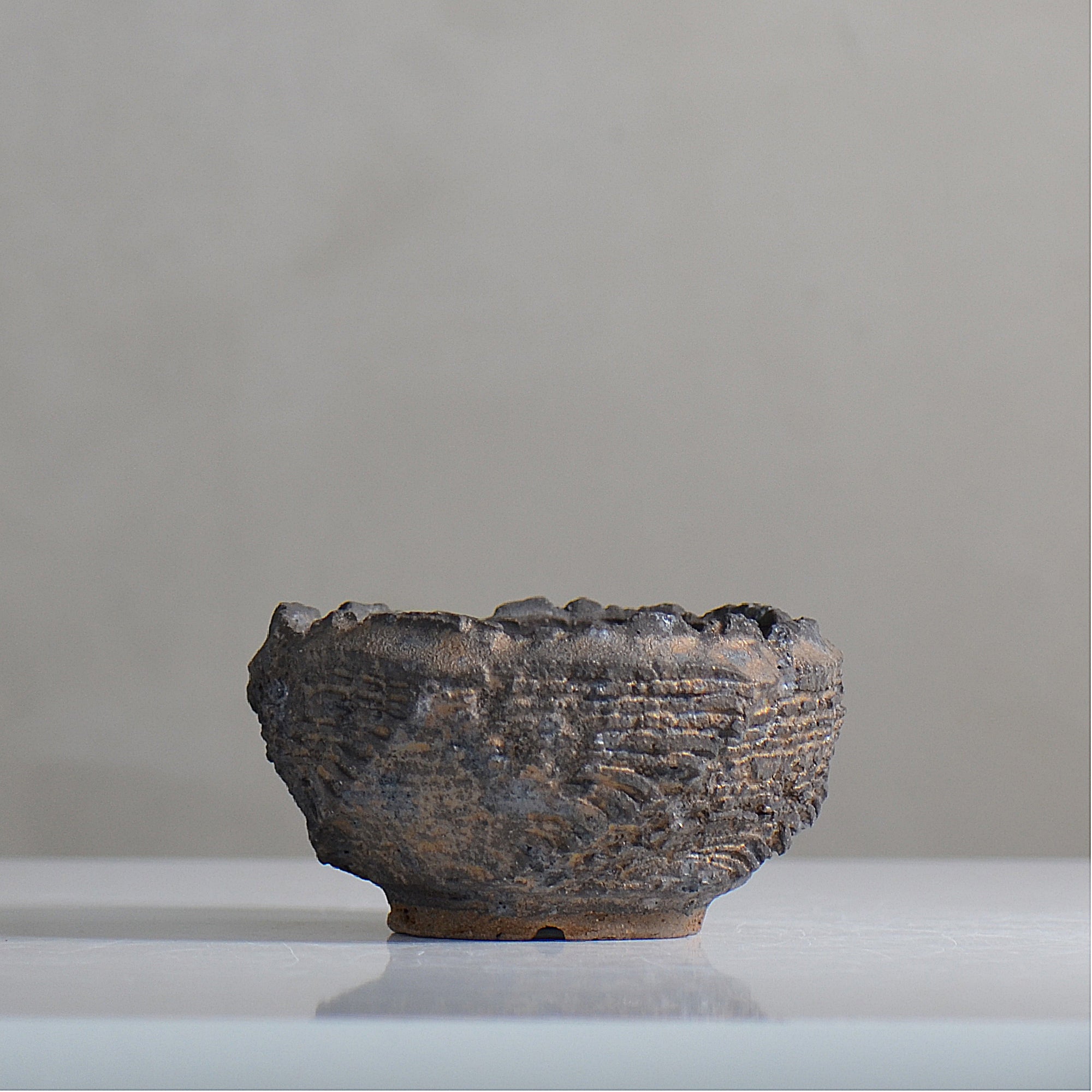 菊地元野 / DANSOU GLOSS ブラック / kg2_db03_s / 約φ9.5cm / 植木鉢