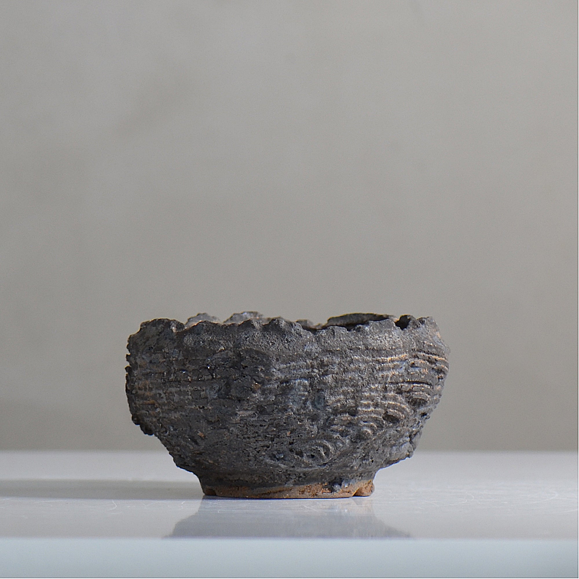 菊地元野 / DANSOU GLOSS ブラック / kg2_db03_s / 約φ9.5cm / 植木鉢