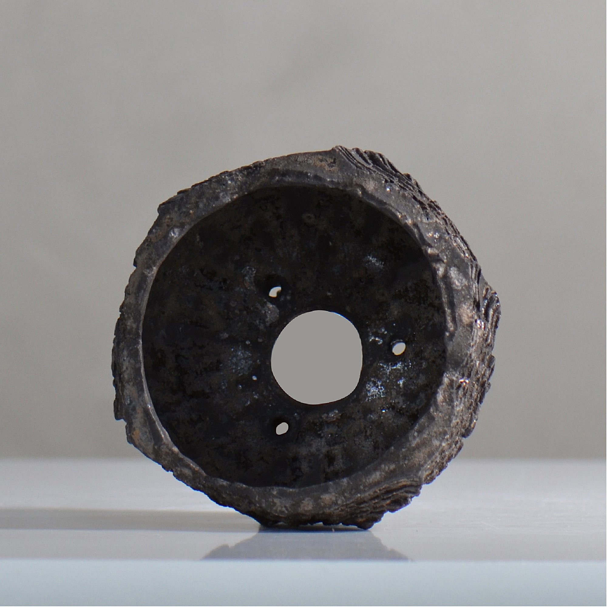 菊地元野 / DANSOU GLOSS ブラック / kg2_db06_s /  約φ9cm / 植木鉢