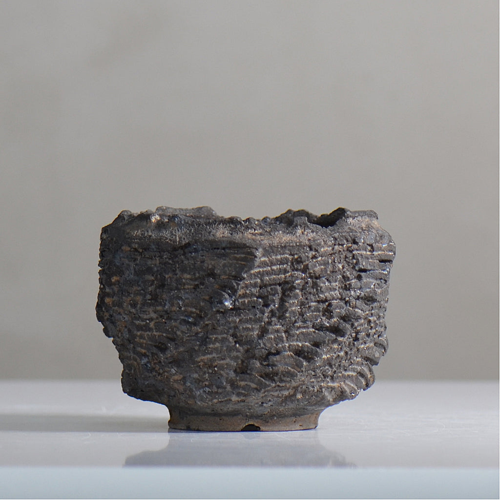 菊地元野 / DANSOU GLOSS ブラック / kg2_db09_xs /  約φ8.5cm / 植木鉢