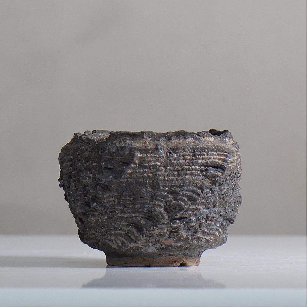 菊地元野 / DANSOU GLOSS ブラック / kg2_db09_xs /  約φ8.5cm / 植木鉢