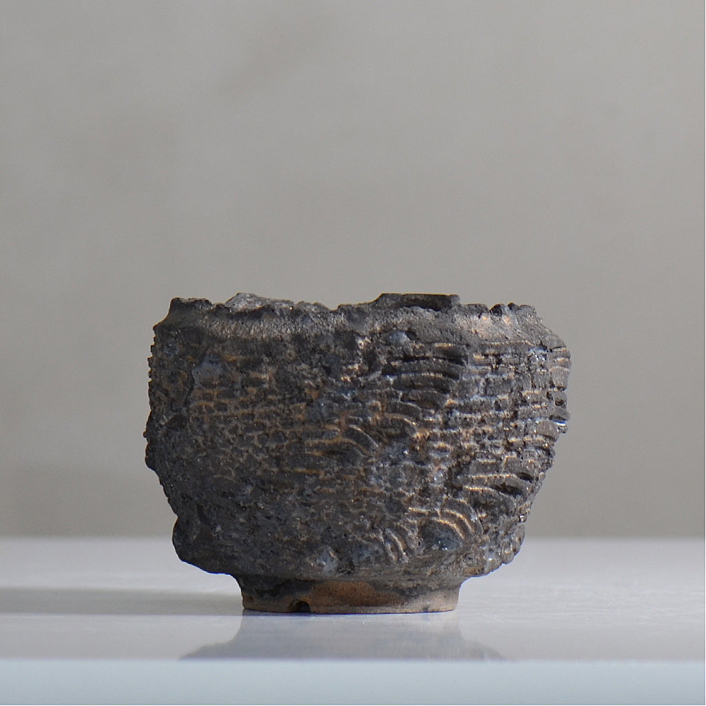 菊地元野 / DANSOU GLOSS ブラック / kg2_db09_xs /  約φ8.5cm / 植木鉢
